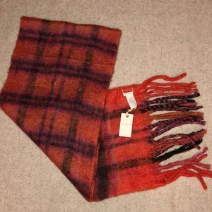 NWT - Lucky Brand Brushed Plaid Scarf